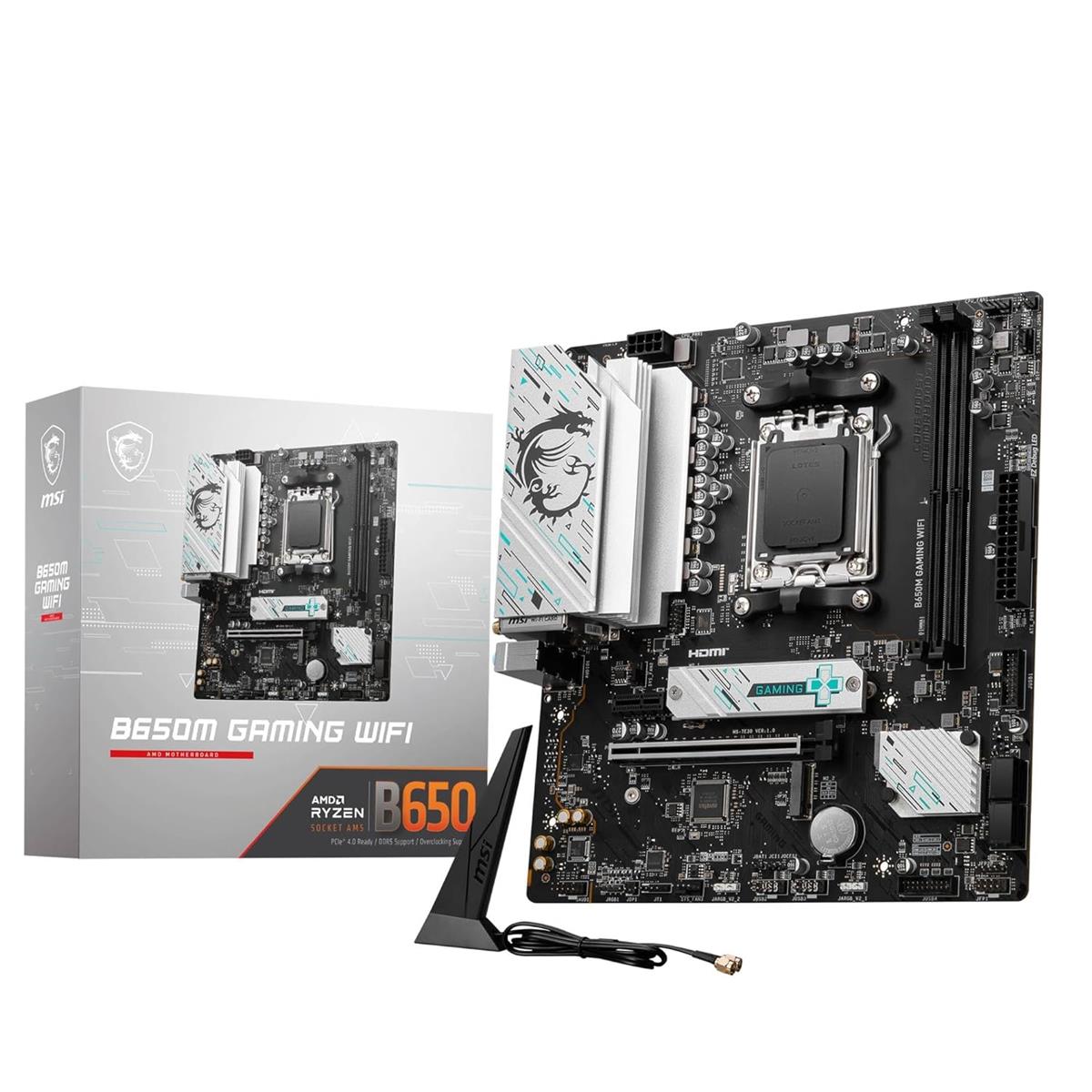 MSI Motherboard  B650M Gaming Wifi DDR5 AM5 microATX MSI Motherboard  B650M Gaming Wifi DDR5 AM5 microATX